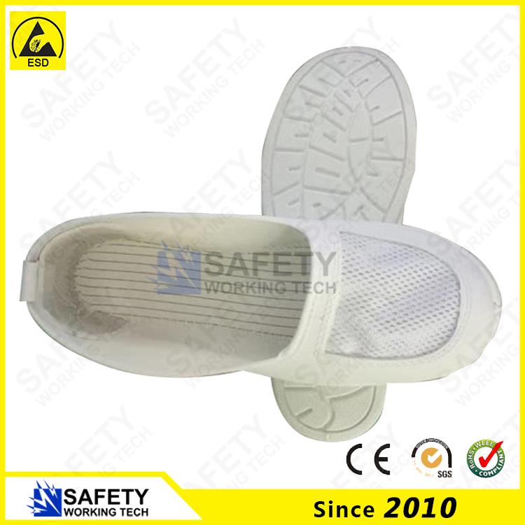 sapatos de malha anti estática